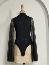 Load image into Gallery viewer, Shimmer Mesh Sleeve Bodysuit
