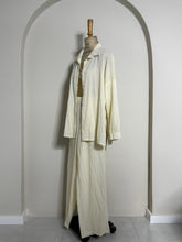 Load image into Gallery viewer, Butter Yellow Shirt &amp; Wide-Leg Trouser Set
