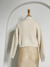 Load image into Gallery viewer, Chunky Knit Cropped Turtleneck
