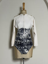 Load image into Gallery viewer, Tropical Long Sleeve One-Piece Swimsuit &amp; Matching Cover-Up Set
