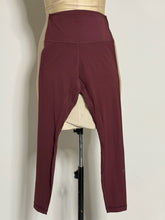Load image into Gallery viewer, Burgundy Active Wear Leggings
