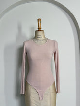 Load image into Gallery viewer, Ribbed Pink Bodysuit
