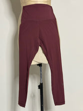 Load image into Gallery viewer, Burgundy Active Wear Leggings
