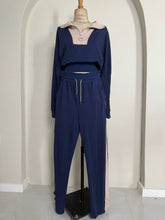 Load image into Gallery viewer, Quarter Zip Sweatsuit/Lounge Set
