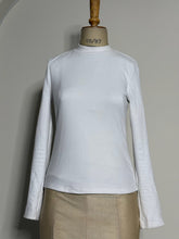 Load image into Gallery viewer, White High-Neck Long Sleeve &amp; Tights Set

