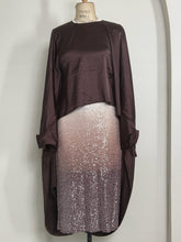 Load image into Gallery viewer, Sequin dress with shawl
