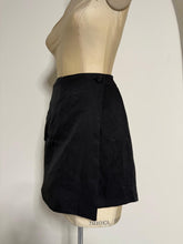 Load image into Gallery viewer, Black Wrap Skirt
