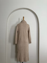 Load image into Gallery viewer, Beige Turtleneck Knit Maxi Dress
