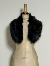 Load image into Gallery viewer, Black Faux Fur Stole
