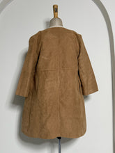 Load image into Gallery viewer, Suede Open Front Swing Coat
