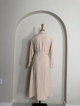 Load image into Gallery viewer, Blush Pink Long-Sleeve Shirt Dress
