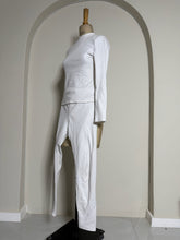Load image into Gallery viewer, White High-Neck Long Sleeve &amp; Tights Set
