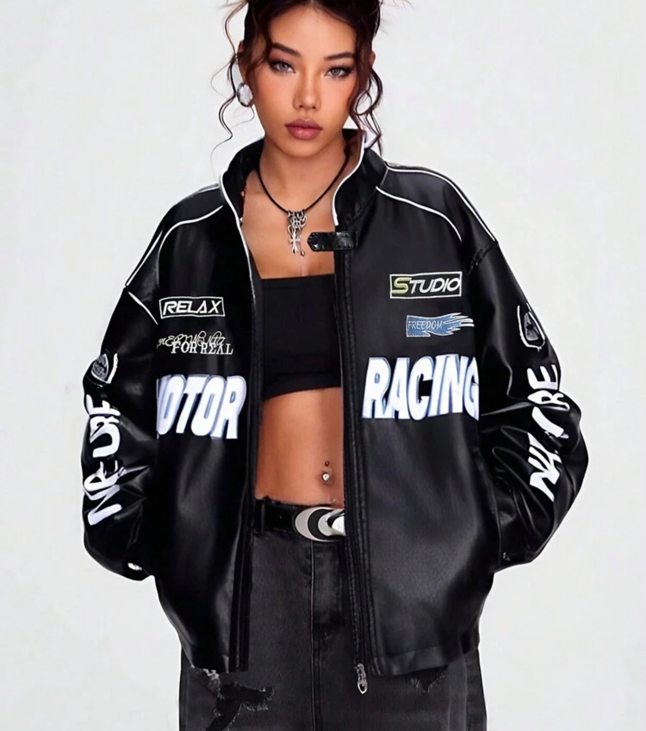 Oversized Racing Jacket – RUSHANA ISAACS
