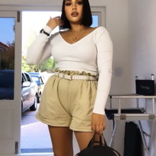 Load image into Gallery viewer, Elastic waistband shorts
