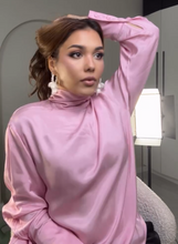 Load image into Gallery viewer, Pink High Neck Top
