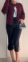 Load image into Gallery viewer, Black Capri Pants
