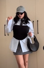 Load image into Gallery viewer, Black Corset Top
